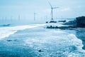 Offshore wind farm Royalty Free Stock Photo