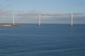 Offshore wind generators Royalty Free Stock Photo