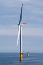 Offshore Wind Turbine Royalty Free Stock Photo