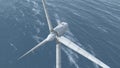 Offshore wind turbine Royalty Free Stock Photo