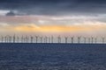 Offshore Wind Turbines near Copenhagen Royalty Free Stock Photo