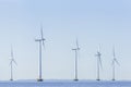 Offshore Wind Turbines Farm in the Oresund strait