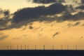 Offshore windfarm Royalty Free Stock Photo