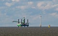 Offshore windfarm rig platform
