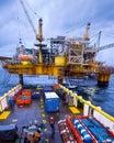 Offshore work oilfields