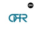 OFR Logo Letter Monogram Design Royalty Free Stock Photo