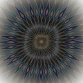 Is often associated with mandalas or complex tessellations found in Royalty Free Stock Photo