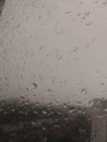 Raindrops on the window Royalty Free Stock Photo