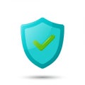 Is often used in digital contexts to indicate protection or validatio Royalty Free Stock Photo