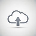 Often used in digital and technology contexts to represent cloud storage Royalty Free Stock Photo