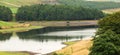 Ogden reservoir in the Rossendale valley. Royalty Free Stock Photo