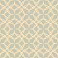 Ogee style seamless vector pattern background. Oriental medieval ornamentation with repeated rounded shapes . Pastel