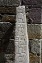 Ogham stone, Kilmalkedar, Ireland Royalty Free Stock Photo