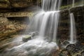 Oglebay Falls Splash - Wheeling, West Virginia Royalty Free Stock Photo