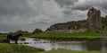 Ogmore castle Royalty Free Stock Photo