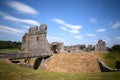 Ogmore Castle in Wales Royalty Free Stock Photo