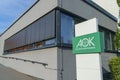 Ogo of big german health insurance AOK and Office of the German insurance company AOK