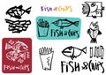 Ogo and stickers for FISH and CHIPS