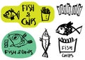 Ogo and stickers for FISH and CHIPS