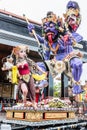 Ogoh-Ogoh, demon statue made for Ngrupuk parade conducted on the eve of Nyepi day. Royalty Free Stock Photo