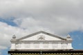 Ogre decotation at the top of building inside Yogyakarta Sultanate Palace complex Royalty Free Stock Photo