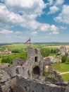 Ogrodzieniec Castle. a ruined medieval castle in Poland