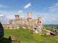 Ogrodzieniec Castle. a ruined medieval castle in Poland