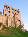 Ogrodzieniec Castle. a ruined medieval castle in Poland