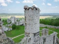 Ogrodzieniec Castle. a ruined medieval castle in Poland