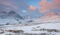 The Ogwen Valley - Mid Winter Royalty Free Stock Photo