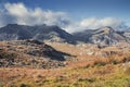 Ogwen Valley on Sunny Autumnal Day in North Wales UK Royalty Free Stock Photo