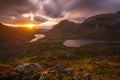 Ogwen Valley, Y Garn, Tryfan Royalty Free Stock Photo