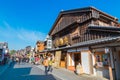 Oharai-machi Street in Ise City, Mie Prefecture, Japan