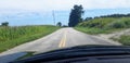 Ohio country road Royalty Free Stock Photo