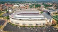 Ohio Football stadium in Columbus - home of the Ohio State Buckeyes - aerial photography - COLUMBUS. OHIO - JUNE 08 Royalty Free Stock Photo