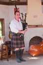 Ohio Renaissance Festival Bagpipe Musician Royalty Free Stock Photo