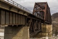 Ohio River Bridge - Weirton, West Virginia and Steubenville, Ohio Royalty Free Stock Photo