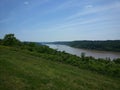 Ohio River from Overlook Royalty Free Stock Photo