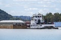 Ohio river tug boat Royalty Free Stock Photo