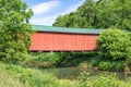 Ohio's Foraker Covered Bridge Royalty Free Stock Photo