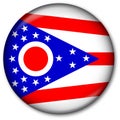 Ohio State Flag Button