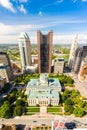 Ohio State House and Columbus skyline Royalty Free Stock Photo