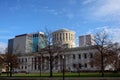 Ohio Statehouse State Capitol Building and the Columbus Skyline Royalty Free Stock Photo