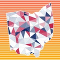 Ohio vector illustration.