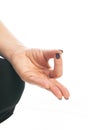 Ohm mudra yoga gesture