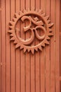 An Ohm sign on a building