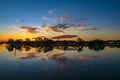 Ohmas Bay Sunset with Clouds and Reflections