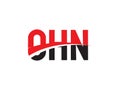 OHN Letter Initial Logo Design Vector Illustration Royalty Free Stock Photo