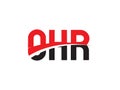 OHR Letter Initial Logo Design Vector Illustration Royalty Free Stock Photo