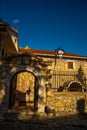 OHRID, NORTH MACEDONIA: Church Mother of God at Kamensko or Sv. Bogorodica in the historical center of Ohrid. Royalty Free Stock Photo